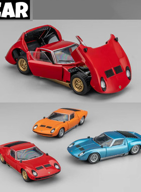 ECAR 1:64 兰博基尼缪拉经典款MIURA 全开门仿真合金汽车模型收藏