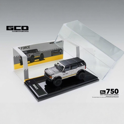GCD 1:64 福特烈马DarwinPRO AIR FORCE达尔文空军灰合金汽车模型