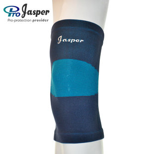 台湾Jasper大来篮球排球羽毛球运动护具针织护膝蓝色1005健身体育