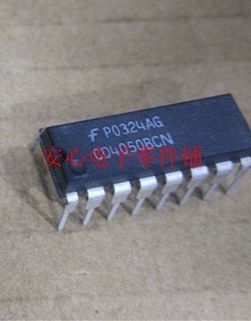 CD4050BCN仙童原装 CD4050BE数字逻辑IC DIP-16 全新正品