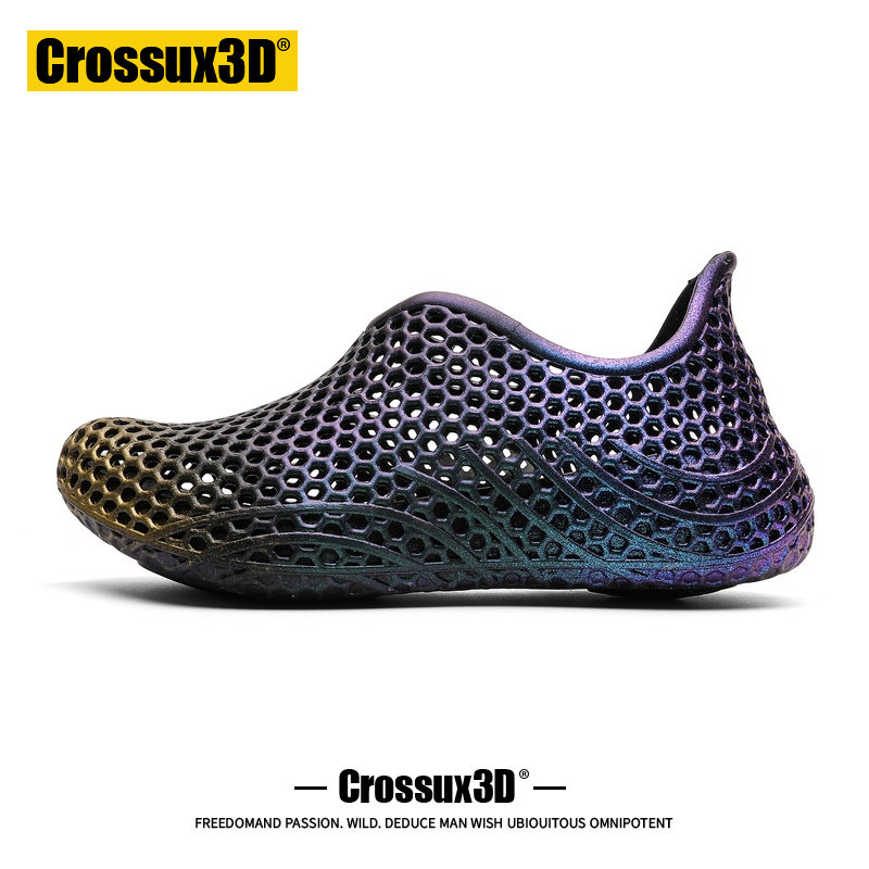 Crossux3D打印洞洞鞋男洞洞鞋
