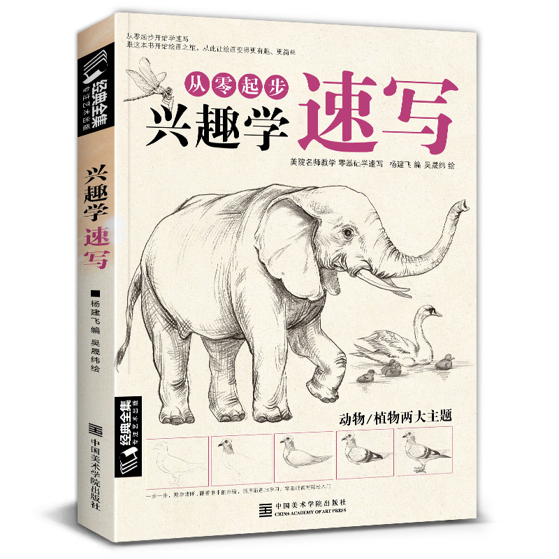 经典全集 兴趣学速写素描动植物风景花卉草画册书籍临摹本零基础入门自学铅笔纯手绘画技法训练范本美术初学者教程材成人版 杨建飞属于什么档次？