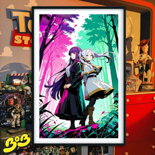 【BOB2】现货 巴洛克 森林魔法师 菲伦芙莉莲 FRIEREN 装饰画