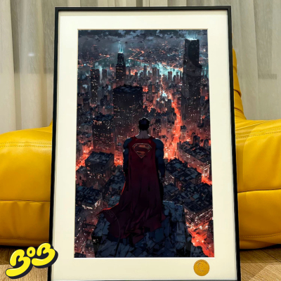 【BOB2】代购现货 星空 SUPERMAN 超人蝙蝠侠神奇女侠海王 装饰画