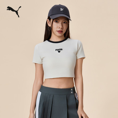 修身短款BabyTee短袖T恤PUMA彪马