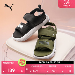 休闲拖鞋 PUMA彪马夏季 SANDAL395429 外穿男女款 缓震透气魔术贴凉鞋