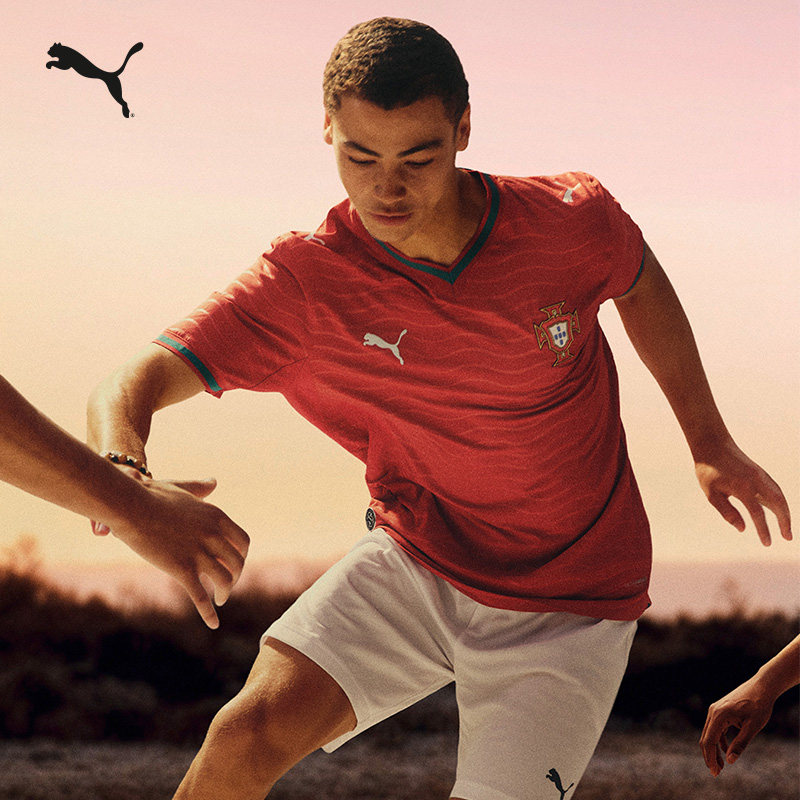 26年世界杯葡萄牙队主场球员版吸湿速干球衣T恤男PUMA彪马 783276,运动服/休闲服装,运动T恤,淘宝优惠券,粉丝福利购,淘宝优惠卷