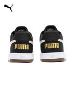 PUMA CAVEN 394666, a classic and retro black leather sneakers for men and women, is a breathable casual summer shoe thumbnail 7