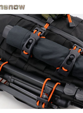 【太阳雪制】UTX多耐福冰斧夹挂扣 molle扩展织带夹 胸包捆绑固定