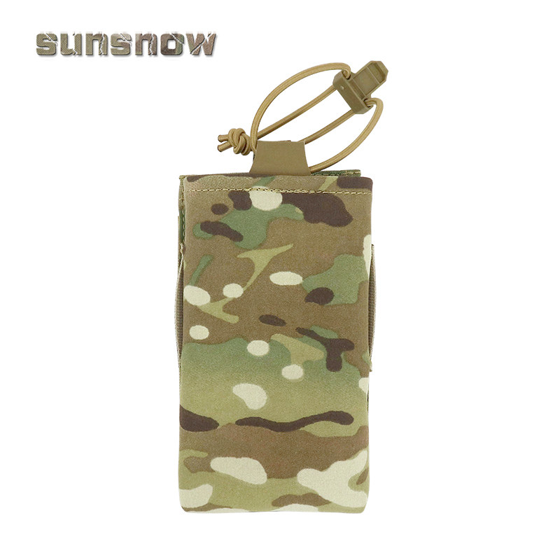 【太阳雪制】S&S 战术背心电台包 考杜拉进口四面弹对讲机包附包