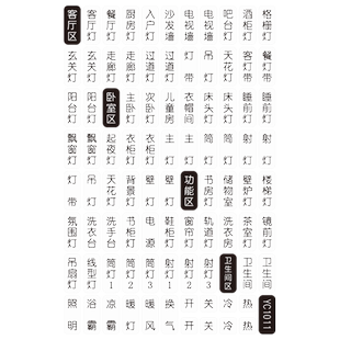 家用灯开关标识贴装饰轻奢开关贴纸开关面板保护套夜光提示标签贴