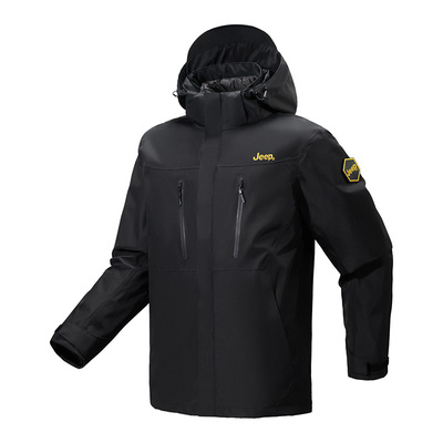 户外冲锋衣夹克男士秋冬季三防科技登山服上衣宽松外套