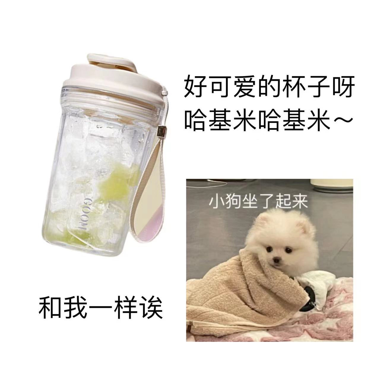 GOOM随手杯咖啡杯大容量带吸管