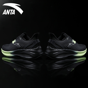 安踏男鞋毒刺5跑步鞋2026秋冬新款皮面防泼水专业体测减震运动鞋
