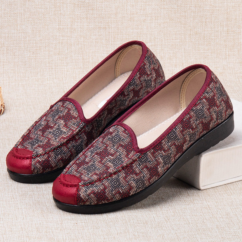 正牌老北京布鞋女妈妈鞋防滑软底舒适老太太奶奶鞋春季2024年新款