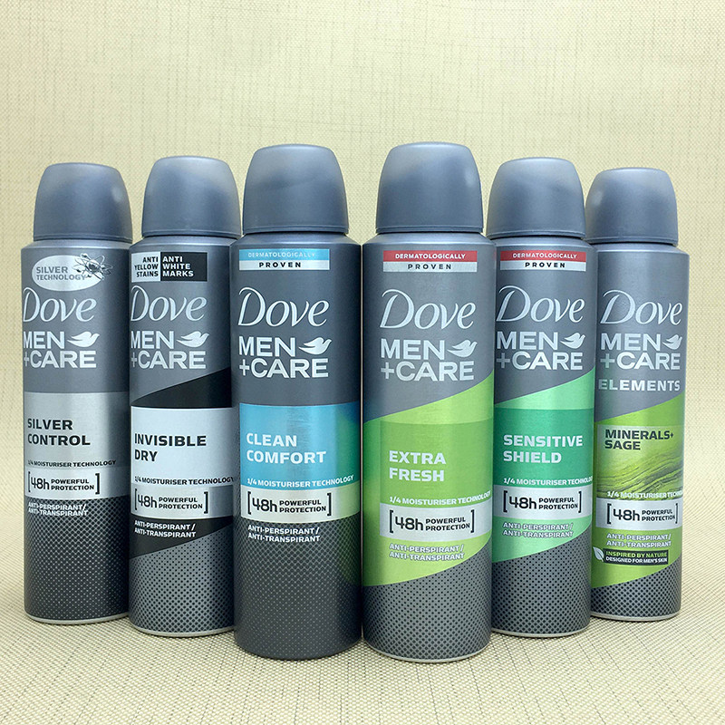 dove anti-perspirant men多芬男士止汗喷雾腋下除体异味香体露