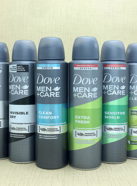 Dove anti-perspirant men多芬男士止汗喷雾腋下除体异味香体露