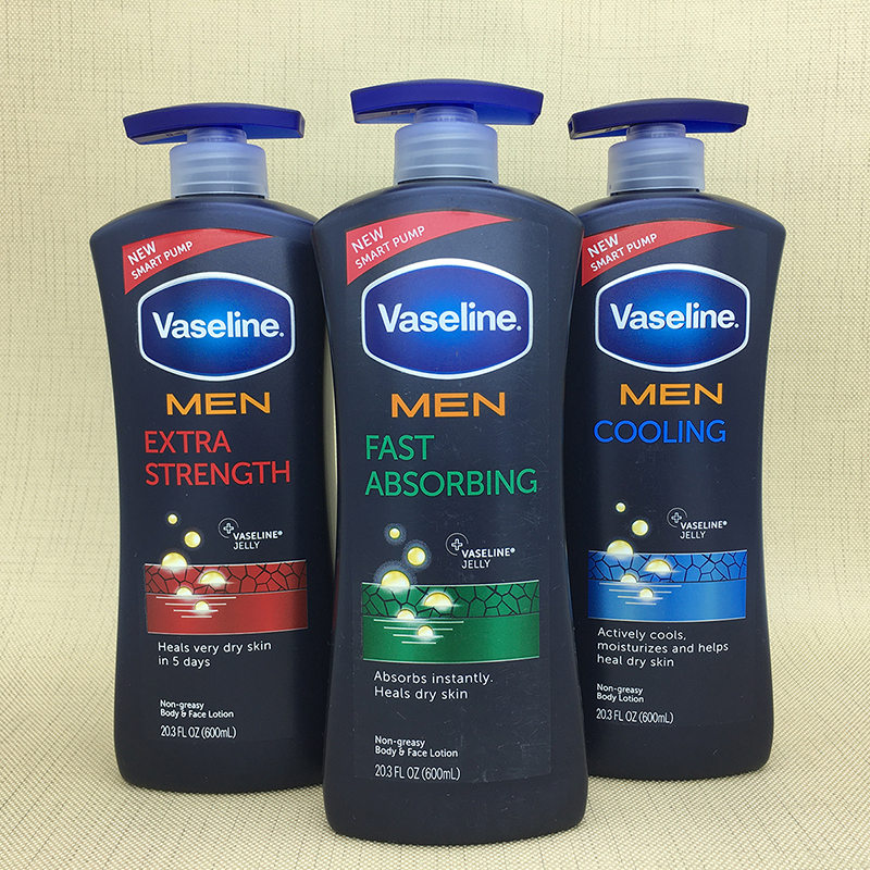 Vaseline body lotion凡士林身体乳男士用保湿干燥止痒润肤露men 美容护肤/美体/精油 身体乳/霜 原图主图