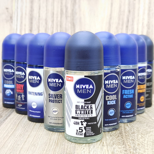 Nivea妮维雅止汗露淡香水滚珠海洋走珠液黑白出众anti perspirant
