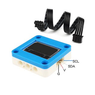 OLED0.96寸显示屏传感器可编程创客教育兼容Arduino microbit乐高