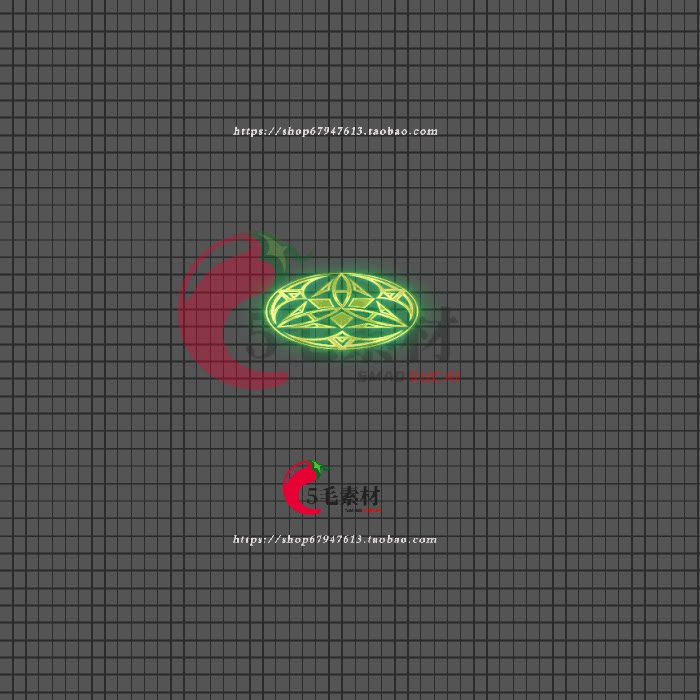 传奇光环特效素材 PNG序列技设计素材/源文件