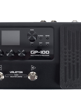 Valeton顽声IR综合效果器GP100 LT JR电吉他贝斯looper鼓机GP200