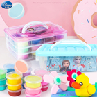 迪士尼轻泥粘土12色24色橡皮泥儿童幼儿手工彩泥太空黏土玩具套装