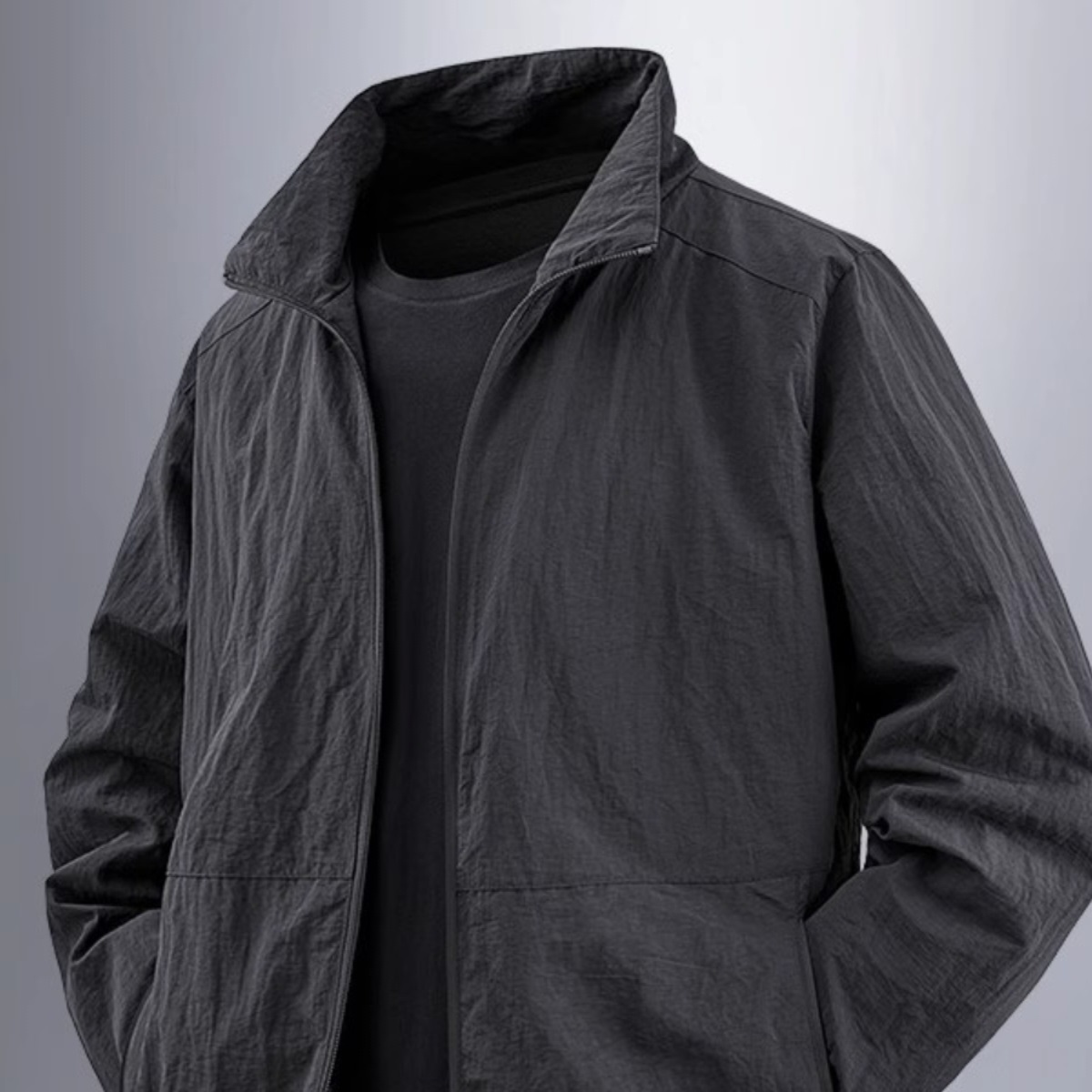 VIRRI CIAGA~运动外套男春秋款2025新款立领上衣短款户外休闲夹克