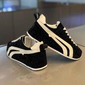 2025春新款 亮钻增高低帮运动鞋 时尚 ZaSaFran 潮流百搭透气休闲鞋