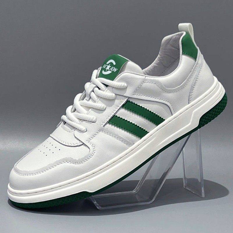 潮牌阿甘男鞋冬季2025新款舒适运动男士小白鞋牛皮加绒休闲板鞋子,流行男鞋,德训鞋,淘宝优惠券,粉丝福利购,淘宝优惠卷