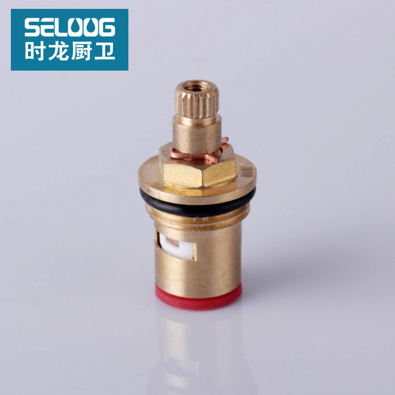 Seloog/时龙黄铜单冷陶瓷片快开洗衣机龙头阀芯陶瓷片 S144004