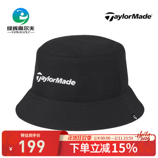 Taylormade泰勒梅高尔夫男士球帽休闲运动遮阳帽子golf透气渔夫帽