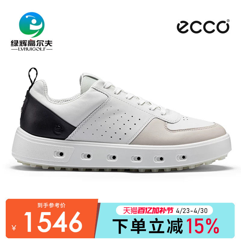 ECCO爱步高尔夫男士球鞋街头720系列透气轻便无钉鞋golf运动男鞋