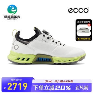 C4系列防水透氣運動鞋 ECCO愛步高爾夫男士 球鞋 新款 golf無釘男鞋