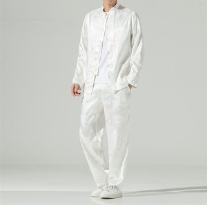 中国风男装古风休闲唐装汉服盘扣套装 QT4003-TZ108p100图片