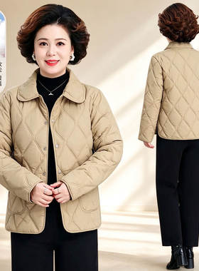中老年妈妈冬季保暖棉袄外套