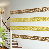 Dán tường acrylic tự dính gương phòng khách TV trần 3d nền tường rắn dây thắt lưng dải trang trí - TV tivi toshiba 32 inch