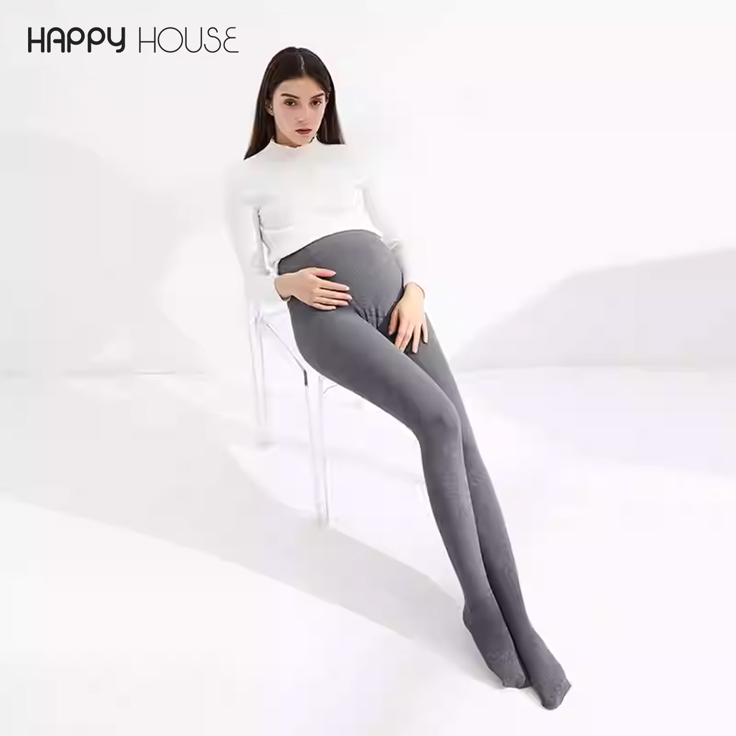 春季踩脚显瘦大码高腰托腹打底裤