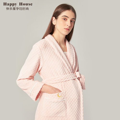快乐屋孕妇睡衣冬装产后月子服