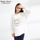 连帽2026春新款 上衣孕妇装 宽松时尚 长袖 大码 快乐屋孕妇卫衣中长款