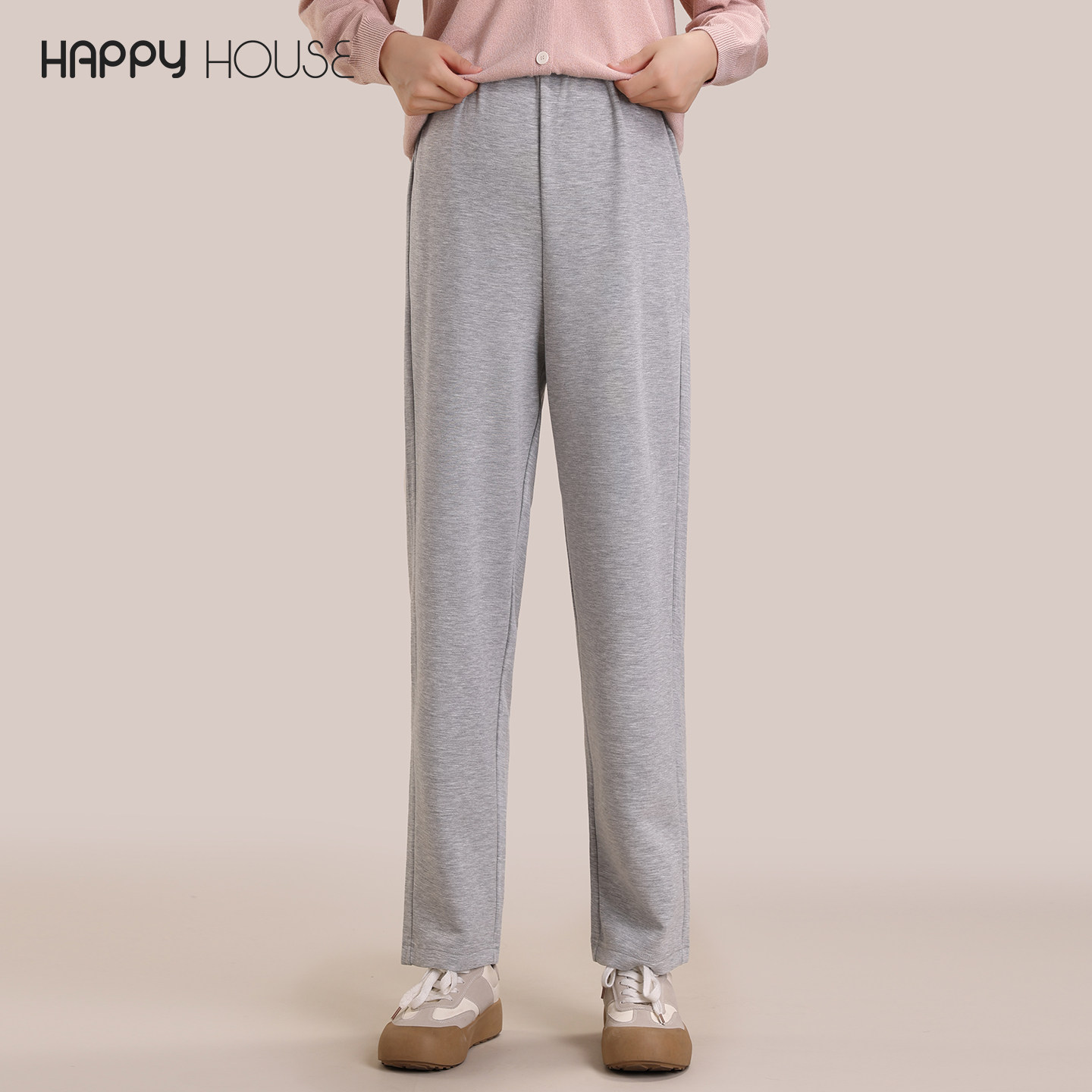 快乐屋裸感孕妇老爹裤秋装2026新款显瘦休闲裤外穿孕妇裤子针织裤,孕妇装/孕产妇用品/营养,孕妇休闲裤,淘宝优惠券,粉丝福利购,淘宝优惠卷