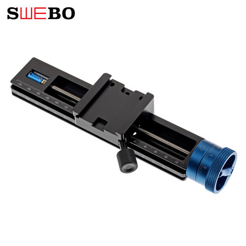 SWEBO LS001pro二代千分尺式微距云台 专利夹座设计 可折叠摇柄