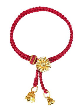 铃兰花手链女手工编织手绳