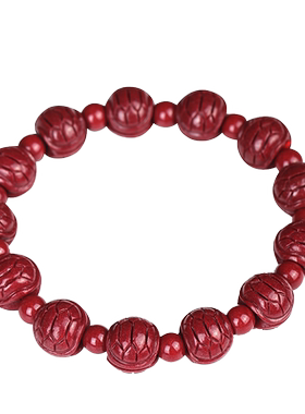男女本命年天然朱砂手串