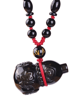 收藏级金曜石葫芦吊坠