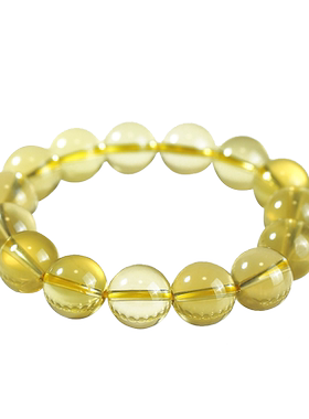 妙韵男女黄水晶手链手串饰品礼物