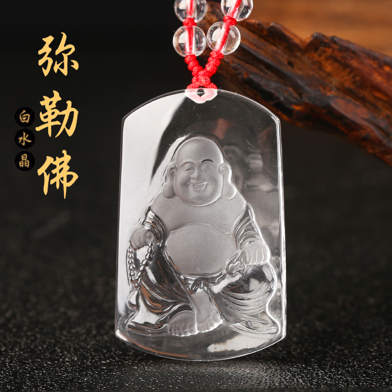 妙韵吊坠大肚弥勒佛挂件项链女款