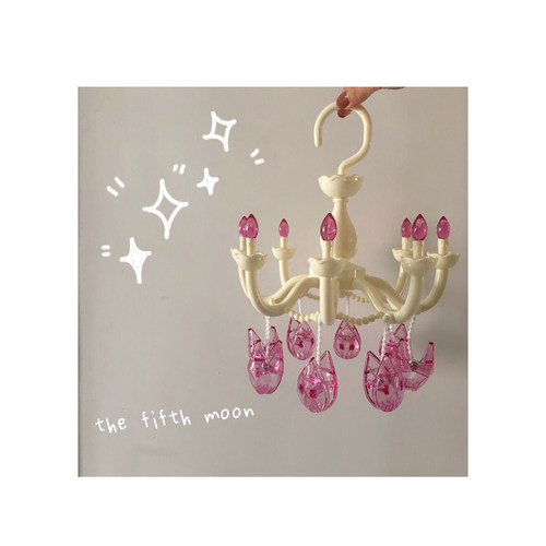 水晶吊灯造型彩色晾衣架