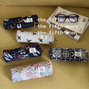 thefifthmoon精美GaoJi复古刺绣笔袋眼镜袋化妆刷袋pocket3收纳包