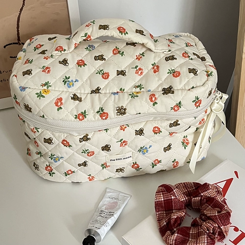 Милая вместительная и большая портативная сумка-органайзер для матери и ребенка, с медвежатами